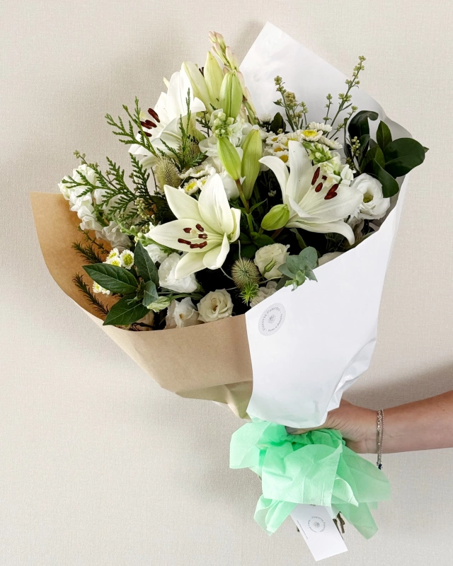 Flores blancas variadas