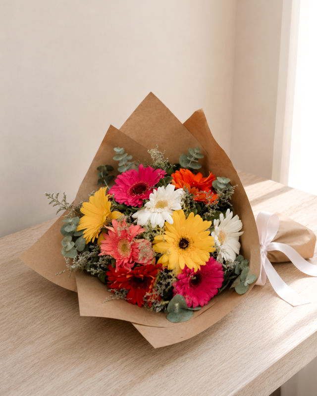 Ramo de gerberas surtidas