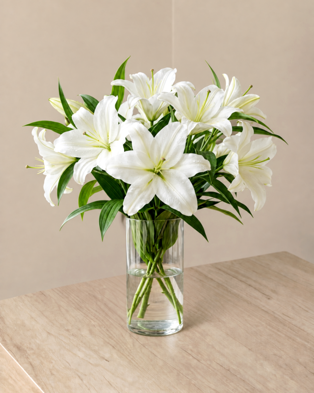 Florero con lilium